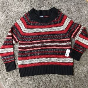 NWT Chaps Textured jacquard sweater sz XL